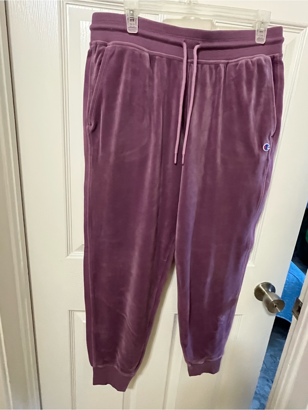 Champion women Mauve Velour Joggers